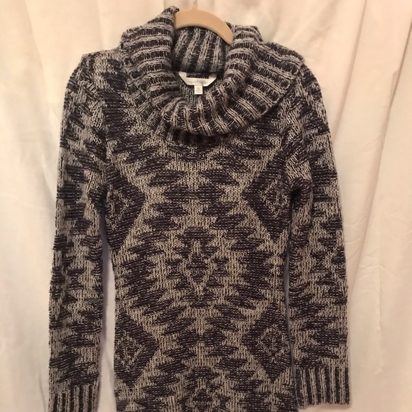 Knit turtleneck sweater dress - Picture 1 of 2